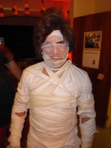By the end, even the mummy was wearing a wig.